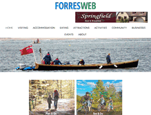 Tablet Screenshot of forresweb.net